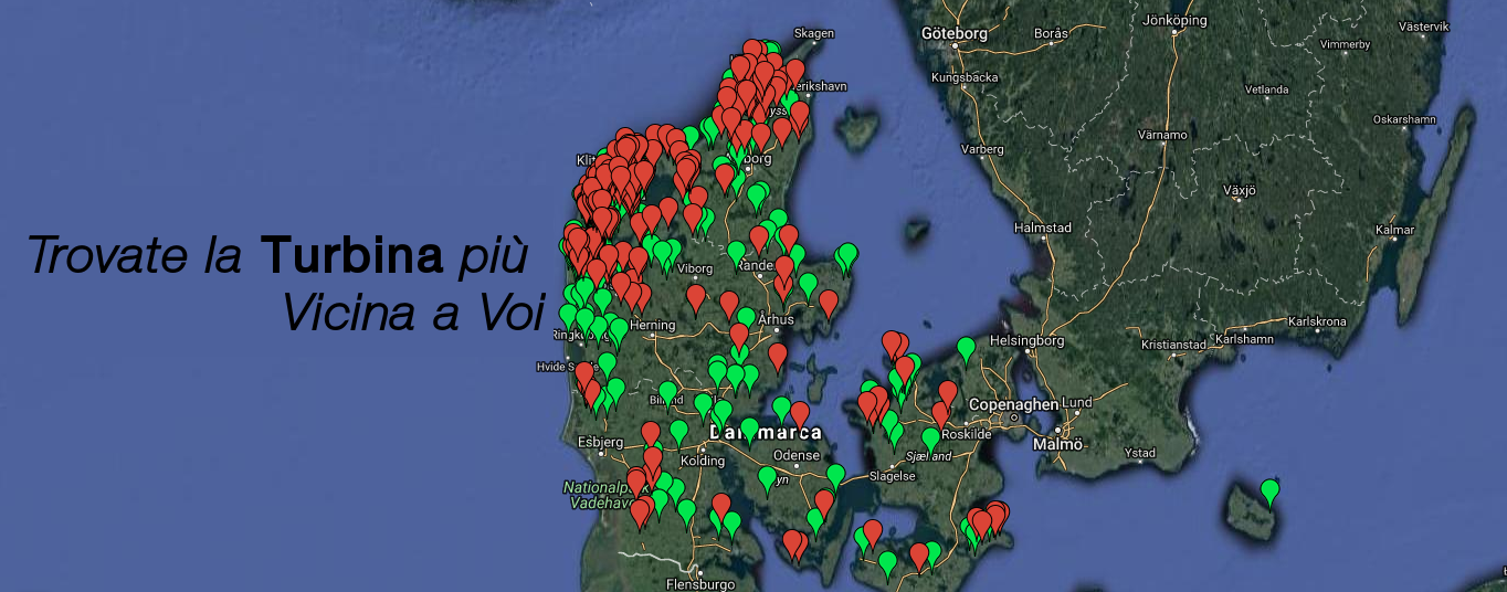 Mappa THY WindPower installati